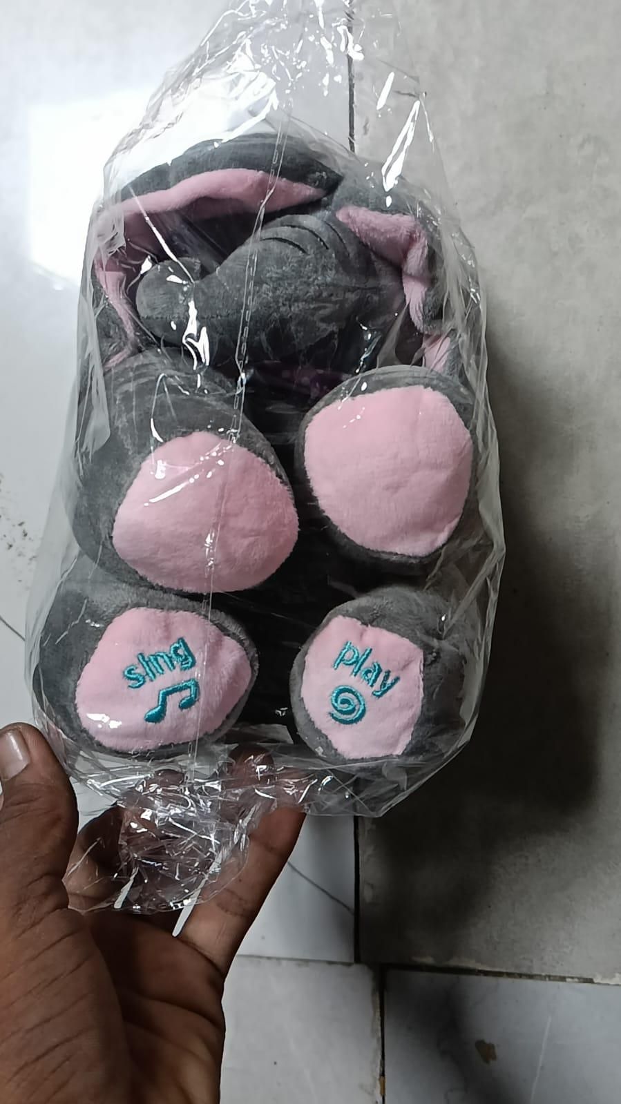 Musical Dancing Ears Elephant Soft Toy